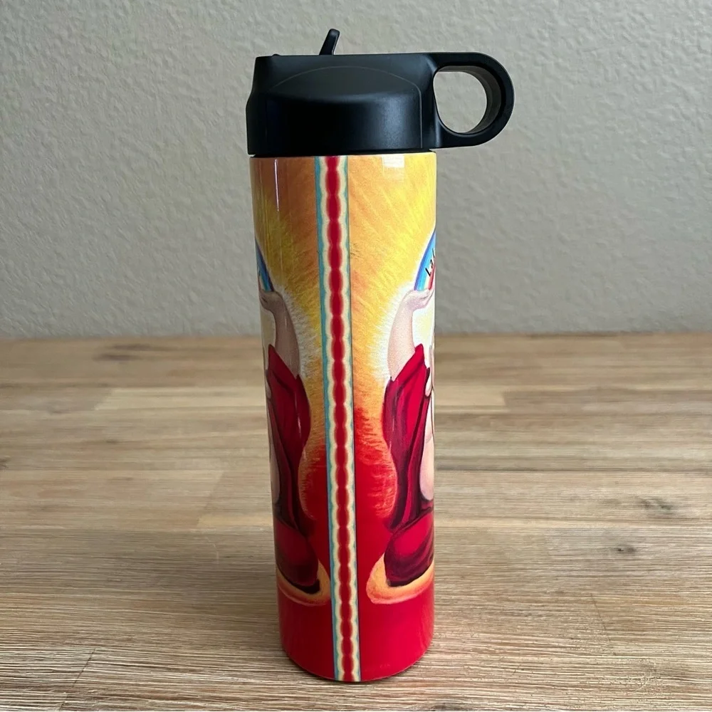 Lake Tahoe Laughing Buddha Travel Tumbler Souvenir – Colorful Design, 16 oz - Picture 4 of 9
